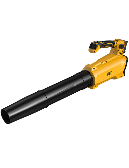 DeForce Cordless Leaf Blower for Dewalt 20V Max Battery, 420CFM Electric Leaf Blower Cordless, 45°Adjustable Handle, 3 Speed Settings, Battery Powered Blowers for Lawn Care(Bare Tool Only)