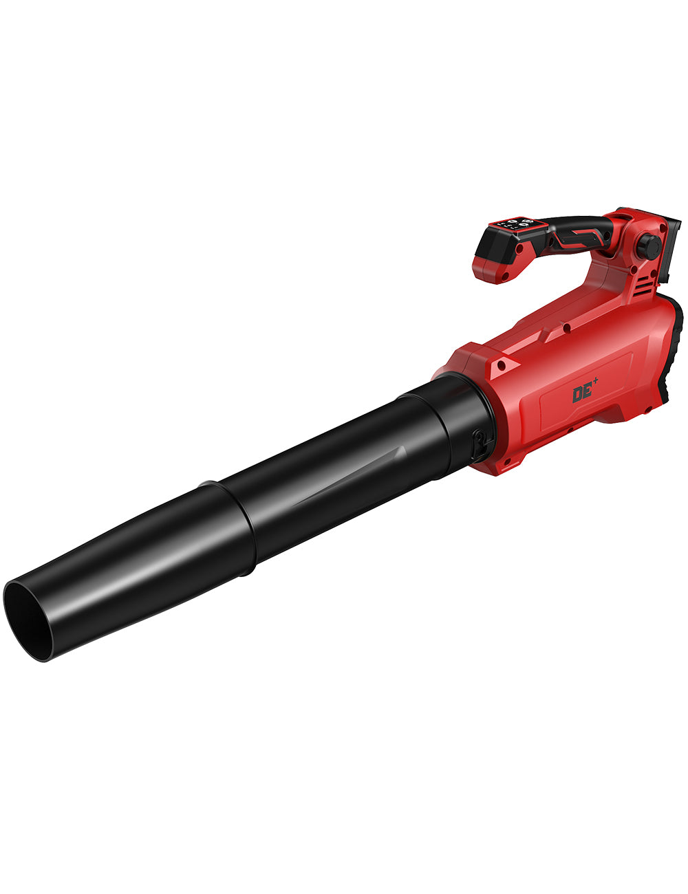 DeForce Cordless Leaf Blower for Milwaukee 18V Battery, 285CFM/100MPH Electric Leaf Blower Cordless, 3 Speed, 45°Adjustable Handle, Battery Powered Blowers for Lawn Care, Yard (Bare Tool Only), Red